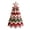 #3 colorful, variant on DIY Christmas Tree Sewing Kit, Fabric Patchwork Kit with Felt and Tools, Holiday Desktop Craft (Red)