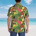 thumbnail image 5 of Salouo Fruits Vegetables And Berries for Hawaiian Shirt for Men,Summer Beach Casual Short Sleeve Button Down Shirts Men's Regular-Fit Short-Sleeve Print Shirt -X-Large, 5 of 6