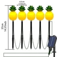 thumbnail image 3 of HuiXinOu Solar LED Pineapple Lawn Lights 1 to 5 Lithium Battery Powered Outdoor Ground Plug Lamp for Garden Patio Yard Festival Decor, 3 of 8