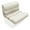 Platinum / Mocha Java / Khaki, variant on Wise BM1143-986 Premier Series Pontoon 27" Bench Cushion Set - Platinum / Spectra Navy / Cobalt