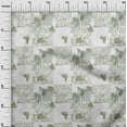 thumbnail image 2 of oneOone Cotton Poplin Dusty Green Fabric Leopard Skin & Texture Watercolor Fabric For Sewing Printed Craft Fabric By The Yard 42 Inch Wide, 2 of 4