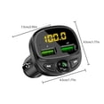 thumbnail image 2 of New Bluetooth & Mp3 Player Car Charger Bluetooth 5.0 FM Transmitter compatible Car Sell well_Perfect Gift, 2 of 5