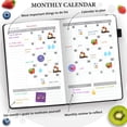 thumbnail image 3 of Food Journal for Weight Loss, Meal Planner & Daily Food Wellness Diary to Count Calories Nutrient Intake,Weight Loss Journal to Track Health (A5 size) Black, 3 of 6