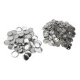 thumbnail image 4 of Pin Back Button Parts, 100 Sets Blank Button Badge Parts Set Smoothly Surfaces  For Handcraft 25mm/1.0in,32mm/1.3in, 4 of 8