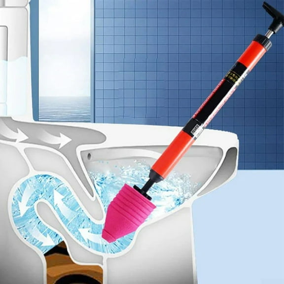 High Pressure Toilet Pipe Plunger Silicone Home Toilet Sewer Dredging Cleaning