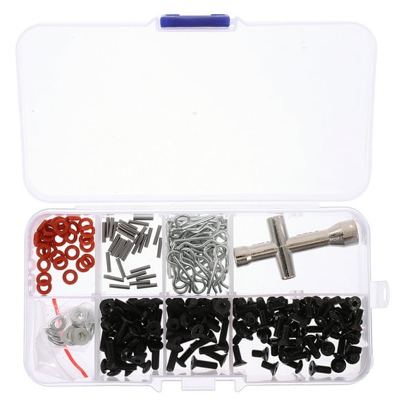 1 Set Screw Assortment RC Car Tool Kit Body Clip Fastener Accessory