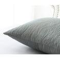 thumbnail image 3 of MarCielo 2 Pack Euro Sham Covers Euro sham Grey 26x26, 3 of 4