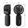 thumbnail image 2 of VanSmaGo ventilador pequeño Personal de mano con 3 velocidades para viajes, ventilador de pestañas con batería recargable USB con cordón, nuevo, 2 of 5