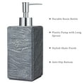 thumbnail image 5 of Siaomo Soap Dispenser with Pump, [10.15 oz] Resin with shale Finish, Hand Soap Dispenser for Bathroom, Dish Soap Dispenser for Kitchen, Refillable Liquid - Grey, 5 of 9