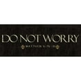 thumbnail image 3 of Greene, Taylor 14x8 Black Modern Framed Museum Art Print Titled - Do Not Worry, 3 of 5