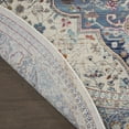 thumbnail image 6 of Nourison Vintage Kashan Persian Ivory Blue 4' x ROUND Area Rug, (4 Round), 6 of 9
