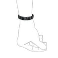 thumbnail image 4 of Bling Jewelry Mens Men's Masculine  Infinity Greek Key Link Bracelet Black Stainless Steel 8.5 Inch 12MM Width, 4 of 5