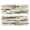 Griege, variant on 12-Sheet Peel and Stick Backsplash Tiles, Faux Marble Linear Wall Tiles Stick on Backsplash for Kitchen Bathroom Fireplace RV (11.57" x 4.13", Gray)