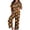Orange, variant on Gkeoshab Lounge Sets for Women Matte Satin Halloween Pajama Set Cute Ghost Print Button Short Sleeve Top & Wide Leg Long Pants Plus Size Friendly Festive Loungewear Comfortable 2 Piece Sleepwear