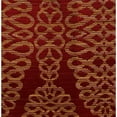thumbnail image 3 of Plutus Sweet Henna Luxury Throw Pillow in Red and Gold, 3 of 3
