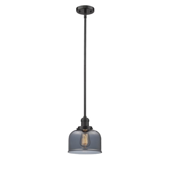 Innovations 201S-OB-G73-LED Transitional One Light Mini Pendant from Franklin Restoration collection in Bronze / Dark finish,