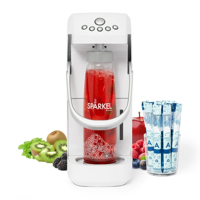 Sistema de Bebidas Spärkel SPÄRKEL BY BONNE O Carbonatadora de Agua c/ Sello Antifugas 5 Niv. de Carbonatación Blanco