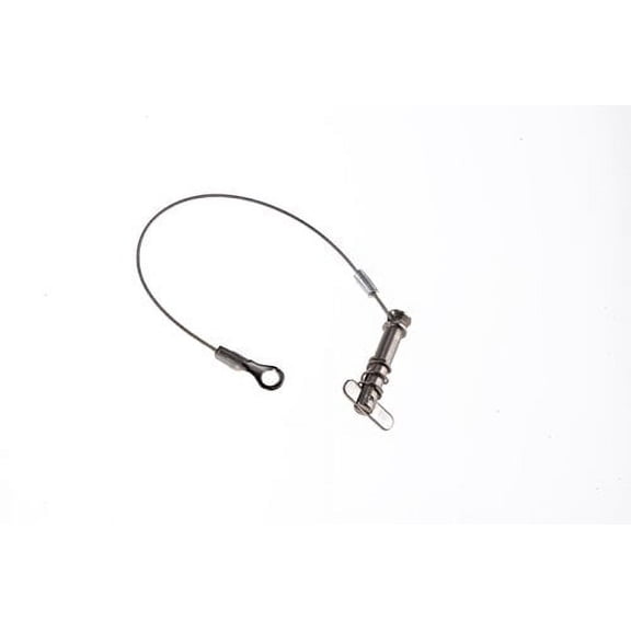 Attwood 66202-3 Heavy-Duty Tethered Spring-Loaded 1/4-Inch Clevis Pin with Cable Lanyard