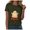 Army Green, variant on Halloween Shirts for Women Cute Ghost Graphic Tees Fall Crewneck Short Sleeve Costumes Autumn Party Graphic T-Shirt (Grey, XXL)