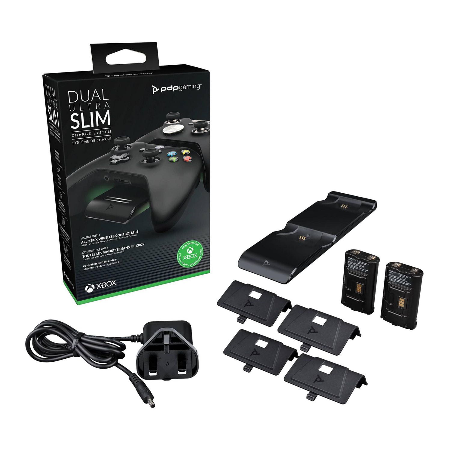 PDP Gaming Dual Ultra Slim Charge System – For Xbox