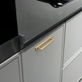 thumbnail image 4 of Goo-Ki 4 Pack 7 9/16" Center to Center Antique Brass Cabinet Pulls with Backplate, Vintage Drawer Handles Closet Classic Retro Kitchen Hardware for Bedroom, 4 of 7