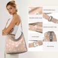 thumbnail image 2 of Retro Daisy Graphic Shoulder Bag Large Capacity Casual Handbag for Work & Travel, 2 of 3
