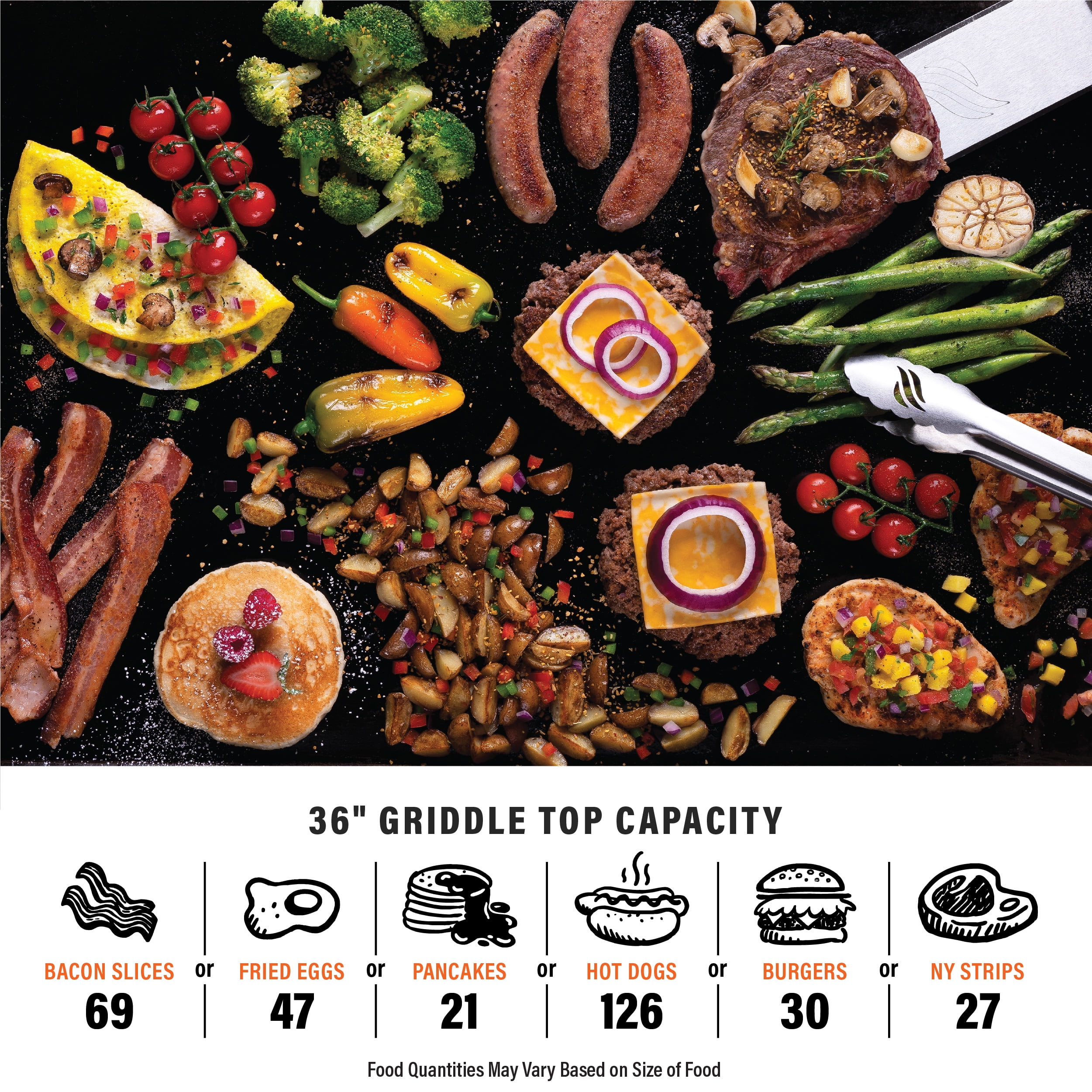 Blackstone Pro Series 4-Burner 36" Omnivore Natural Gas Drop-in Griddle
