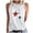 White, variant on WREESH Women's Patriotic Round Neck Tank a Sleeveless Crewneck Tank Top with Graphic Prints and a Comfortable Design Green
