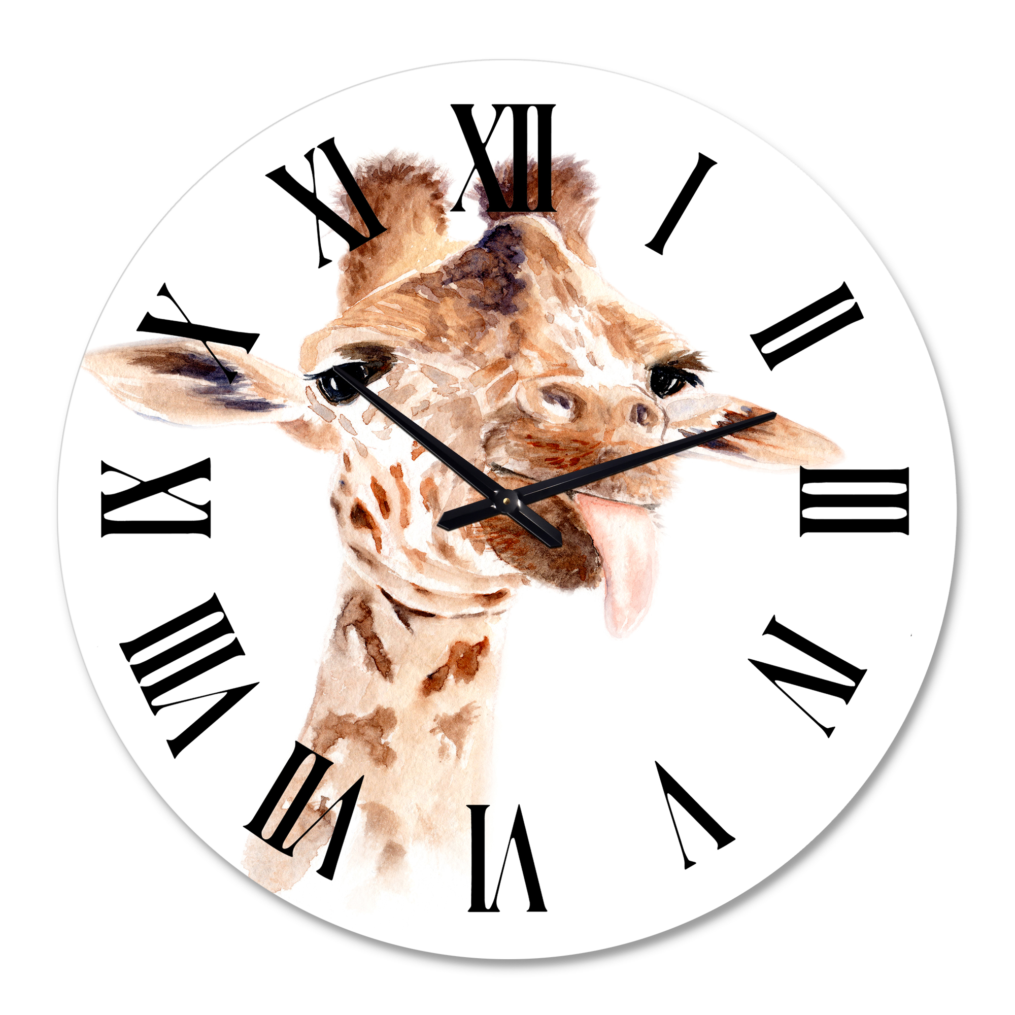 Designart 1 in Quartz Farmhouse Wall Clock