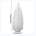 thumbnail image 4 of Mini Christmas Trees DIY Xmas Bottle Brush Trees, Artificial Trees Tabletop Trees with Wooden Bases for DIY Craft Home Xmas Party Decor/White, 4 of 7