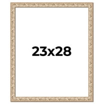 23x28 Frame White Real Wood Picture Frame Width 1.5 inches | Interior Frame Depth 0.5 inches |