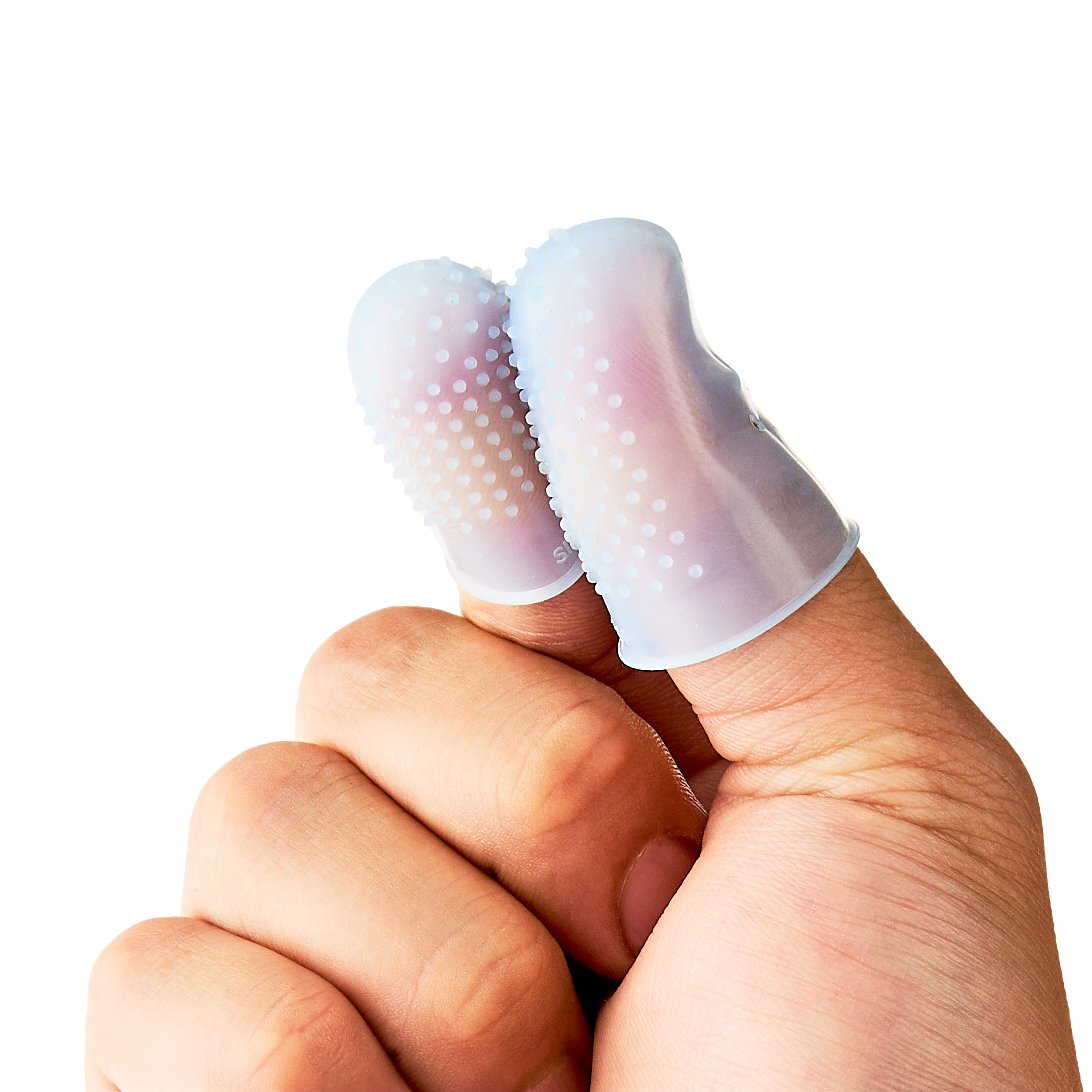 Pen+Gear Silicone Fingertip Protectors, Blue 12 Count