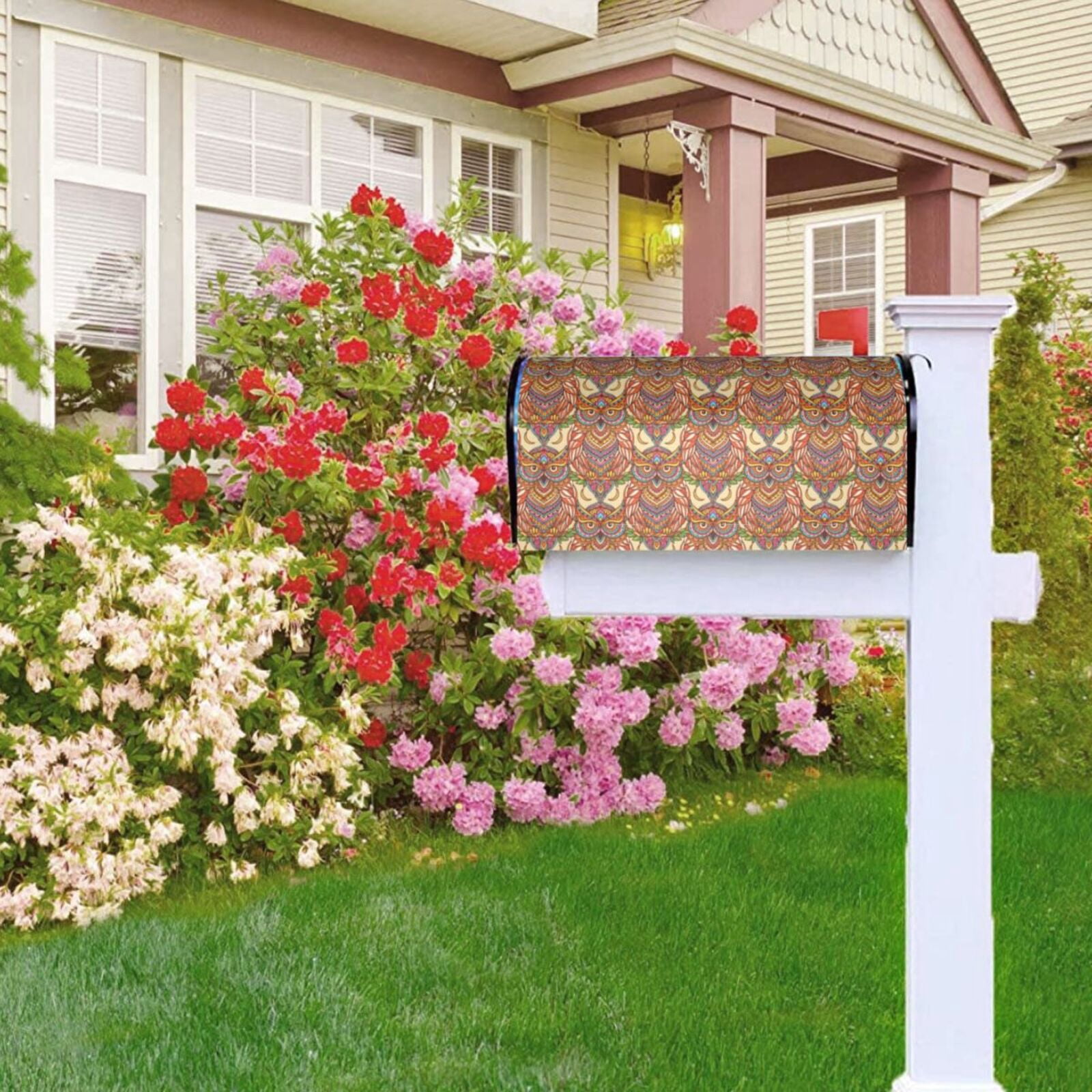 Kdxio Magnetic Mailbox Cover 21x18 in Mailbox Cover Outdoor Decoration Holiday Mailbox Covers for Home Garden Yard-21x18 in