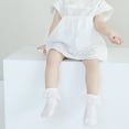 thumbnail image 4 of LYMAYTER 4 Pack Summer Socks for Toddler Baby Girl Ruffle Socks Soft Breathable Cotton Socks 0-8Y, 4 of 7