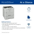 thumbnail image 3 of Brother HL-L6210DWT Business Monochrome Laser Printer with Dual Paper Trays, Wireless Networking, and Duplex Printing, 3 of 8