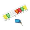 ICONEX, Lightweight Key Tag Wall Rack Set, 1 Each, White