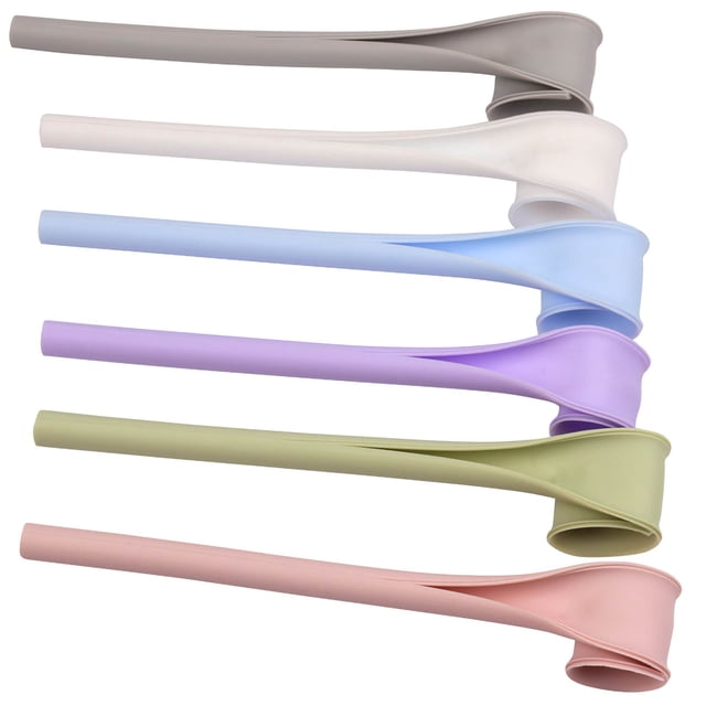 De Pajitas Para Beber, Accesorio De Cocina Sin Bpa, Juego De Pajitas De Silicona, Kit De Ventosa Doblada Recta, Suministros Para Fiestas En Restaurantes 6 Piezas Minnieouse HA016251-00