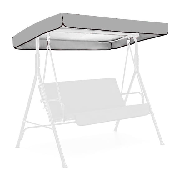 Swing Cover 191'X120'X23'cm, Swing Chair Canopy Replacement 3 Seater Garden Swing Seat Canopy Cover, Waterproof Windproof Heavy Duty Rip Proof Garden Hammock Top Cover, Garden Furniture Covers