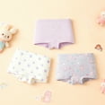 thumbnail image 6 of Balabala Girls 3-Pack Soft Cotton Briefs – Apple & Bunny Print Toddler & Kids Underwear, 6 of 7