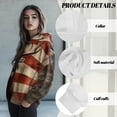 thumbnail image 6 of COEQINE Oversized Women's Hoodies Sweatshirts Long Sleeves Loose Comfy Cozy Pullover American Flag and The Deer Fashion Y2K Lightweight Printing Casual Fall winter Outfits Clothes, XL, 6 of 7