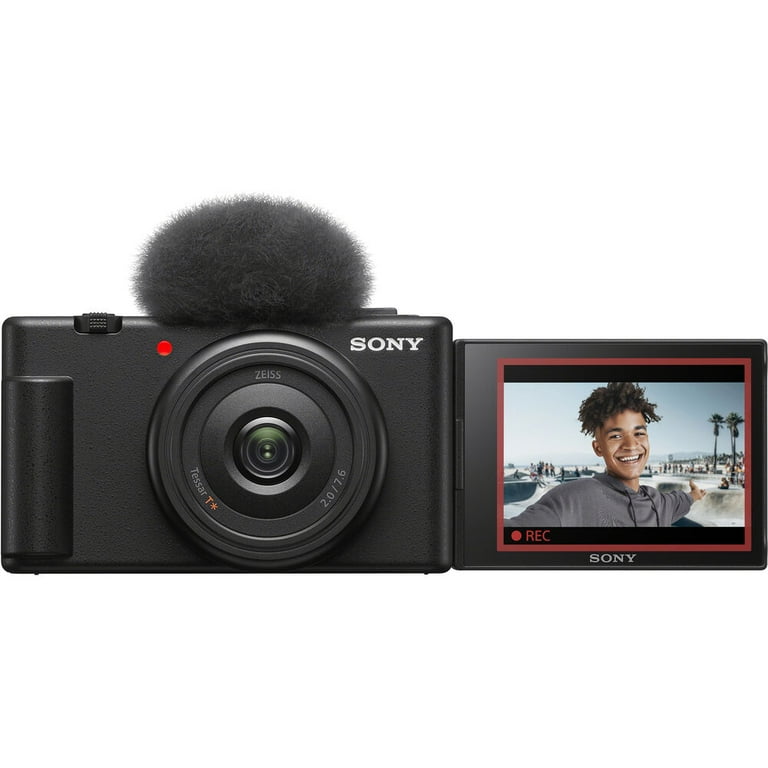 Sony ZV-1F Vlogging Camera (Black) (ZV1F/B) New + Case + 64GB Card