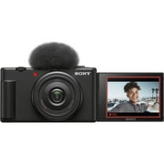 Sony ZV-1F Vlogging Camera Black | 20.1MP 1 Sensor 4K Video 20mm Lens Flip Screen