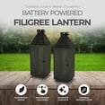 thumbnail image 2 of Four Seasons Courtyard 16 Inch Battery Powered Filigree Lantern, 2 Pack, 2 of 10
