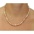 thumbnail image 3 of 7-8mm AAA Quality Round Multicolor Freshwater Cultured Pearl Necklace for Women in 36 Opera Length, 3 of 7