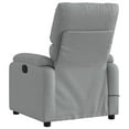 thumbnail image 4 of vidaXL Massage Recliner Chair Light grey Fabric, Metal, Plywood, Foam, 4 of 6