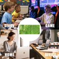 thumbnail image 6 of Green Foliage Texture Desk Mat,Large Gaming Mouse Pad,Non-Slip Rubber Base Desk Pad with Stitched Edges for Desk Office Home Decor 35.4X15.7 Inch, 6 of 7