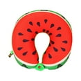 thumbnail image 4 of Douhoow U Shaped Neck Pillow Cartoon Fruit Print Soft Memory Foam Cushion, 4 of 4