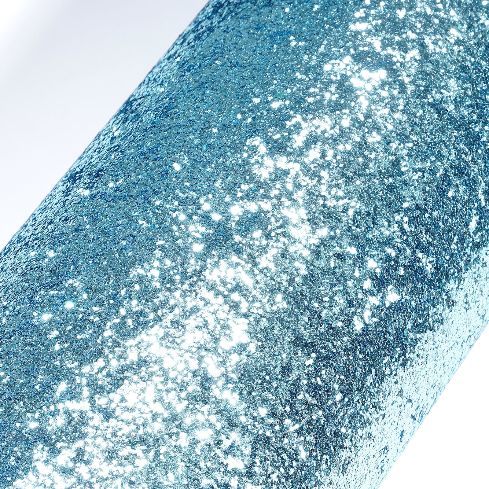 Stickyart Light Blue Chunky Glitter Wallpaper Peel and Stick Sequin