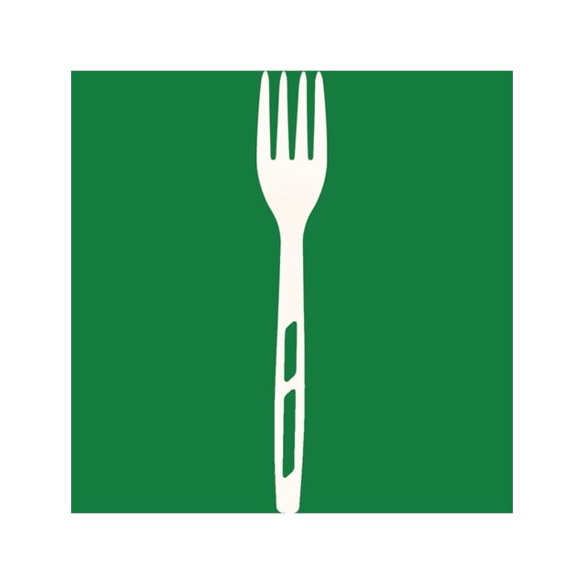 Fourchette CPLA de 7 Pouces (100 % Compostable) 1000 Unités / Paquet