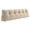 Khaki1-40"x32"x8", variant on Large Headboard Pillow King, Wedge Pillow Headboard for Sitting Up in Bed, Back-Rest Support Triangular Cushion for Reading - Features Removable Washable Cover